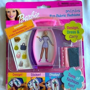 Barbie Mini*s Vintage 2003 Fun Fabric Fashions Toy NEW HTF